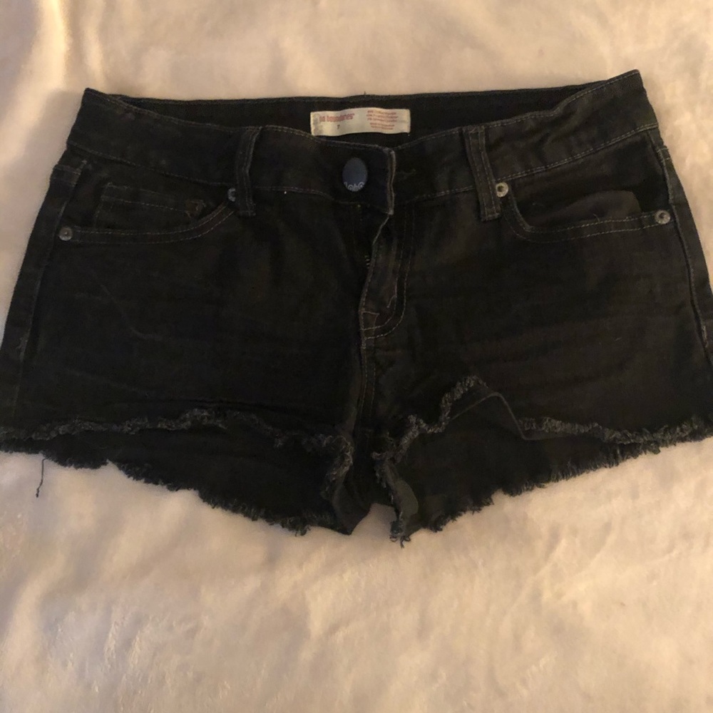 Denim shorts